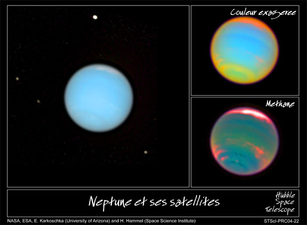 Neptune et ses satellites